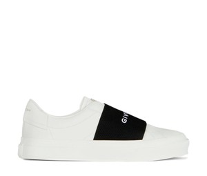 Buy Givenchy City Sport Sneaker White Black Logo Strap at Sasom – Authentic and Ready to Ship